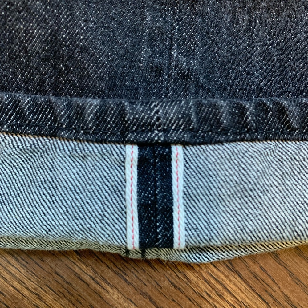 Goodfellow & Co. 14oz. Black Selvedge Denim Jeans 38x30